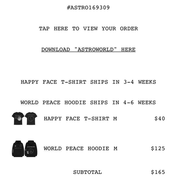 Travis Scott Astroworld Thrills and Chills Hoodie - Picture 8 of 8